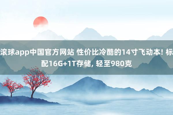 滚球app中国官方网站 性价比冷酷的14寸飞动本! 标配16G+1T存储， 轻至980克