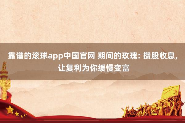 靠谱的滚球app中国官网 期间的玫瑰: 攒股收息， 让复利为你缓慢变富