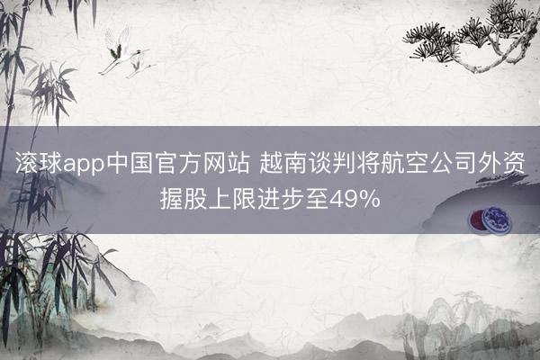 滚球app中国官方网站 越南谈判将航空公司外资握股上限进步至49%