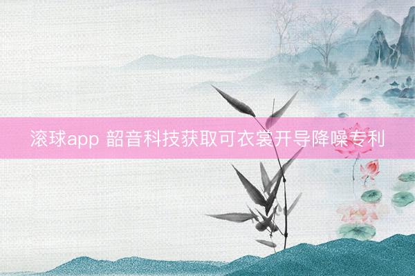 滚球app 韶音科技获取可衣裳开导降噪专利